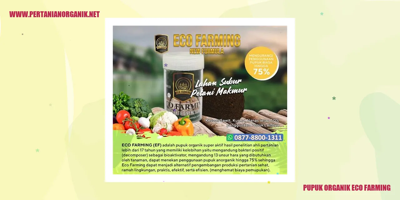 pupuk organik eco farming
