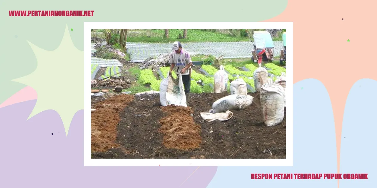 gambar respon petani terhadap pupuk organik
