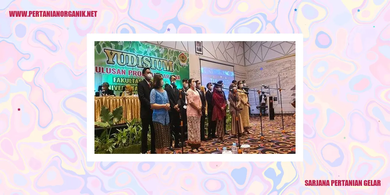sarjana pertanian gelar