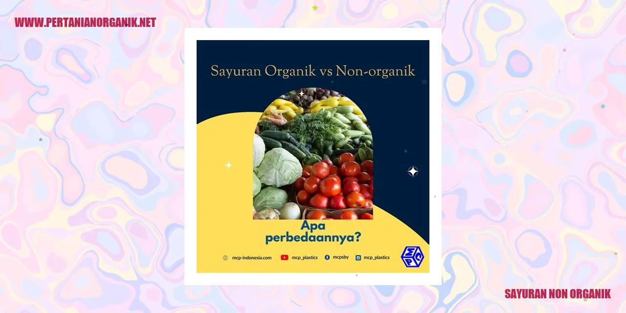 sayuran non organik