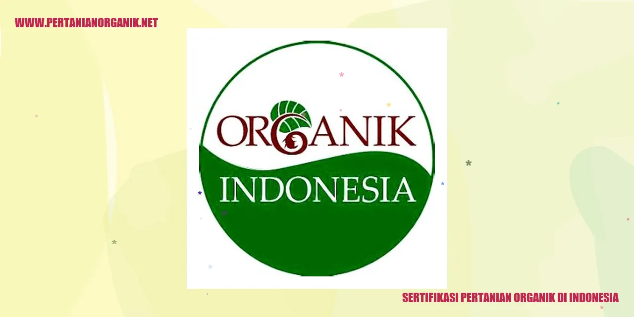 gambar sertifikasi pertanian organik di Indonesia