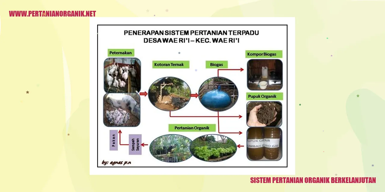 Gambar Pertanian Organik Berkelanjutan