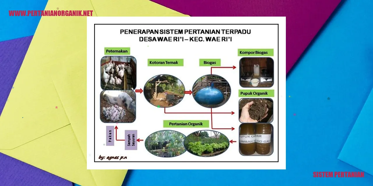 Sistem Pertanian