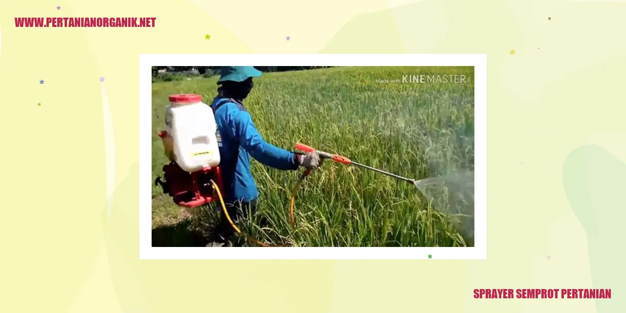 sprayer semprot pertanian