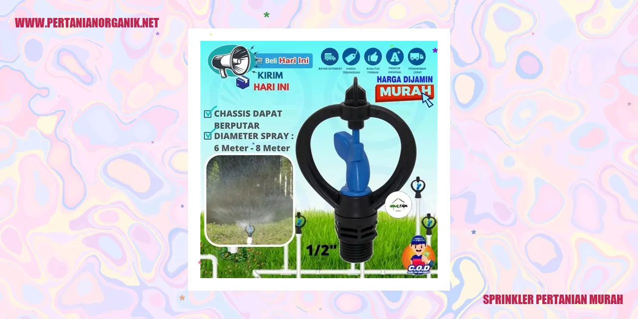 Gambar sprinkler pertanian murah
