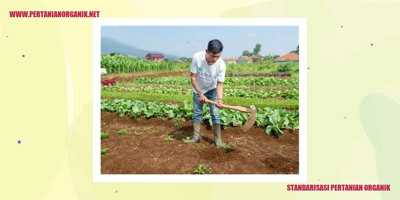 standarisasi pertanian organik