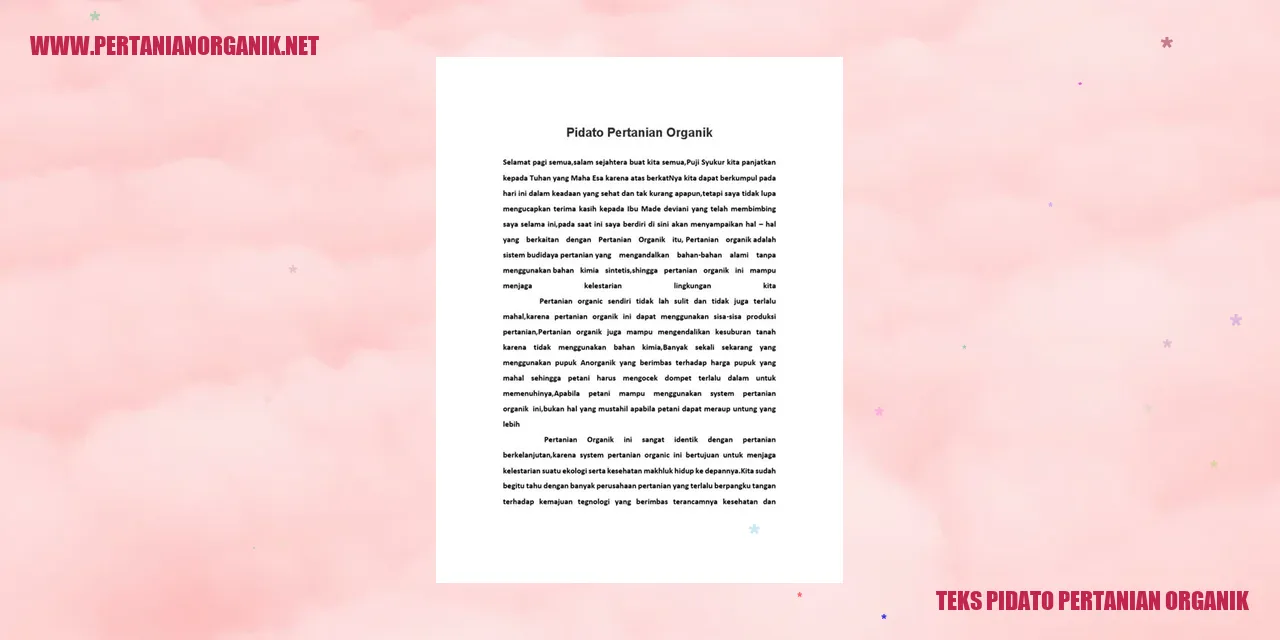 pertanian organik
