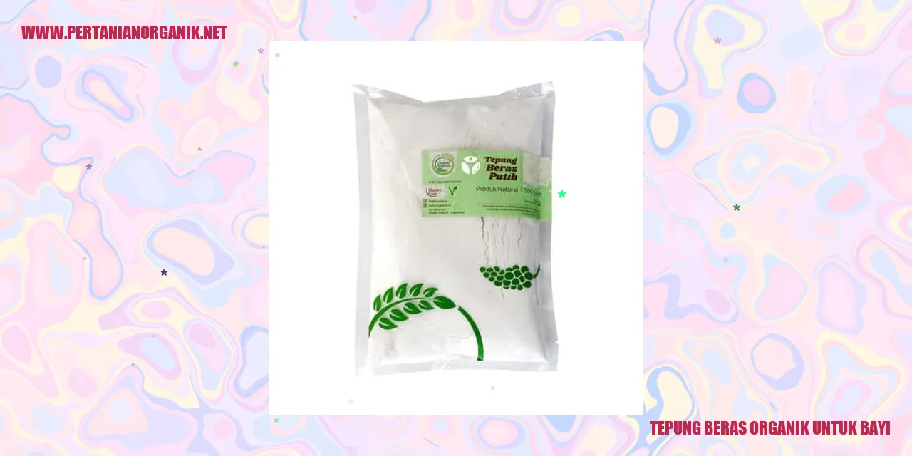 Tepung Beras Organik untuk Bayi
