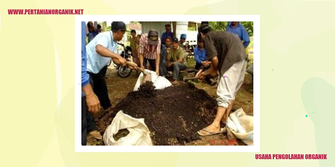 Usaha Pengolahan Bahan Makanan Organik