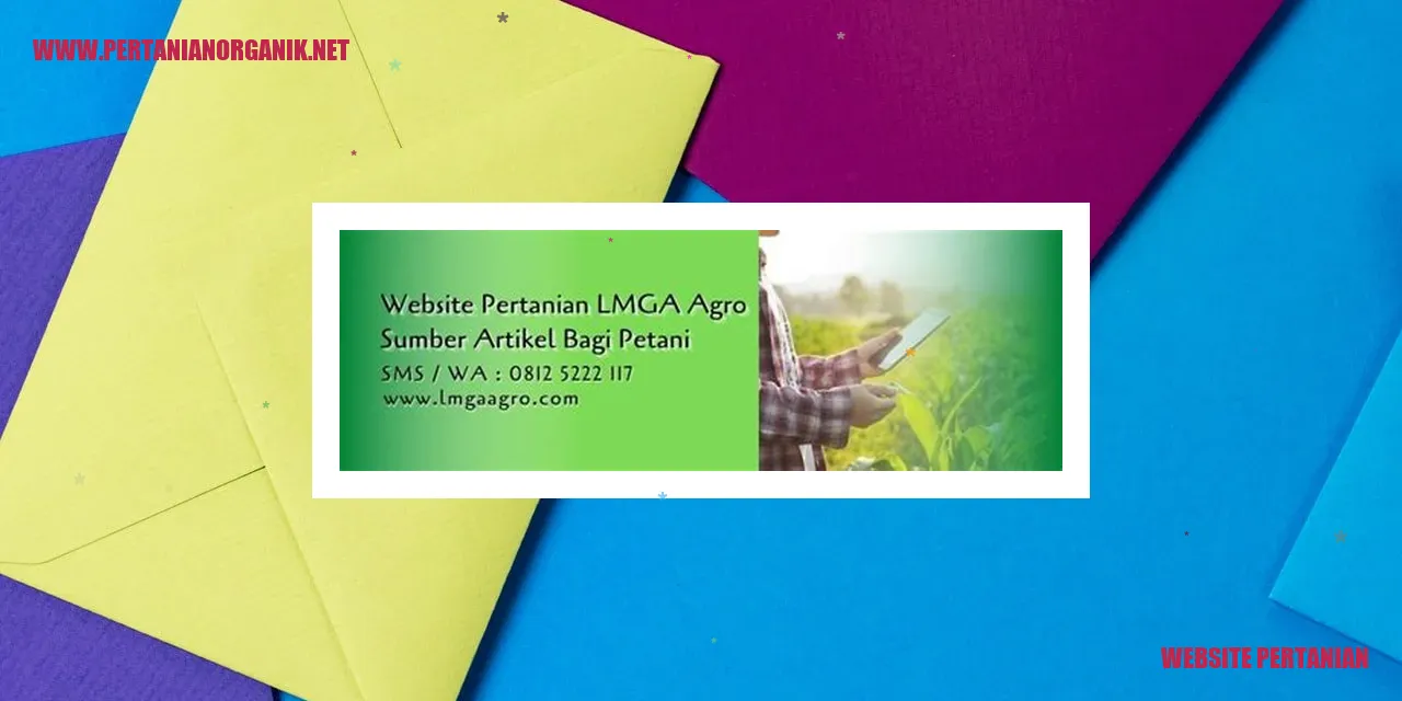 website pertanian